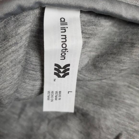 All In Motion Women’s Cardigan Gray Button Front Lounge Top Size L - Picture 5 of 7